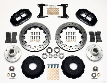 compare product Wilwood Narrow Superlite 6R Front Hub Kit 13.06in Drilled Chevy C-10 60-87 CPP Drop Spindle