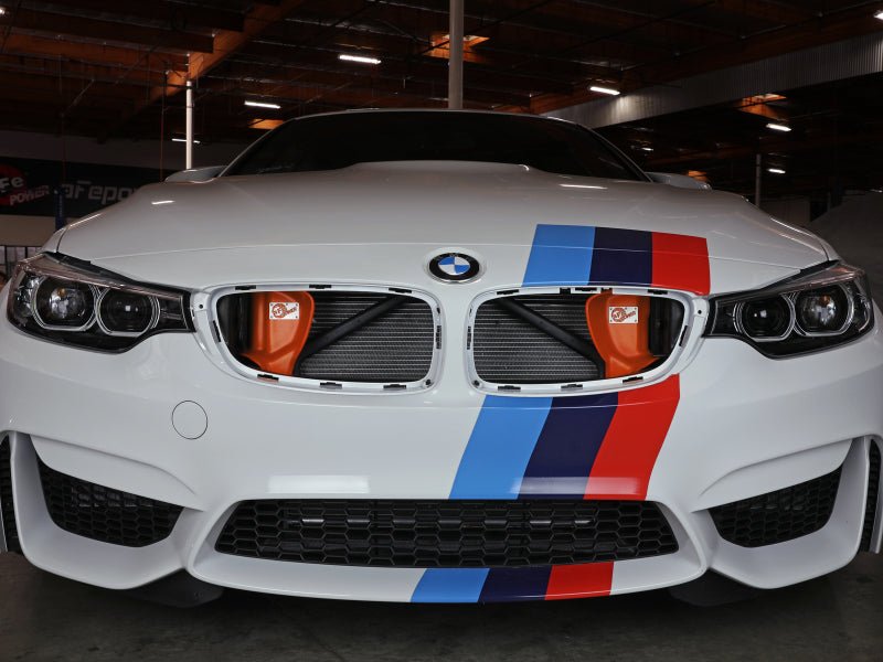 aFe Magnum FORCE Dynamic Air Scoop 15 - 18 BMW M3/15 - 20 M4 - Orange - My Store