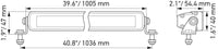 Hella Universal Black Magic 40in Thin Light Bar - Driving Beam - My Store