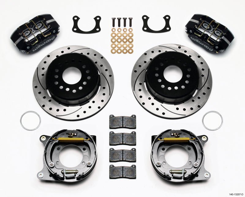 Wilwood Dynapro Dust - Boot P/S Park Brake Kit Drilled New Big Ford 2.50in Offset - My Store