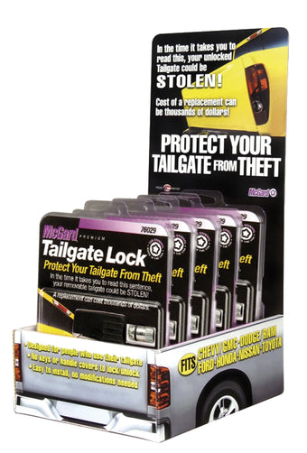 compare product McGard Tailgate Lock Counter Display - Includes (5) Sets of PN 76029 / (1) Display
