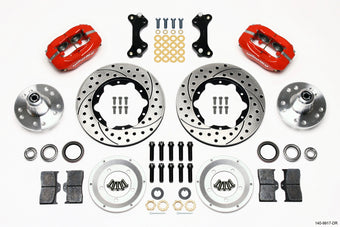 compare product Wilwood Forged Dynalite Front Kit 11.00in Drilled-Red WWE ProSpindle