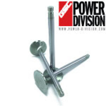 compare product GSC P-D Toyota 2JZ Chrome Alloy Polished Exhaust Valve - 30.0mm Head (+1mm) 6.6mm Stem - Set of 12
