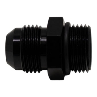 compare product DeatschWerks 10AN ORB Male to 10 AN Male Flare Adapter (Incl O-Ring) - Anodized Matte Black