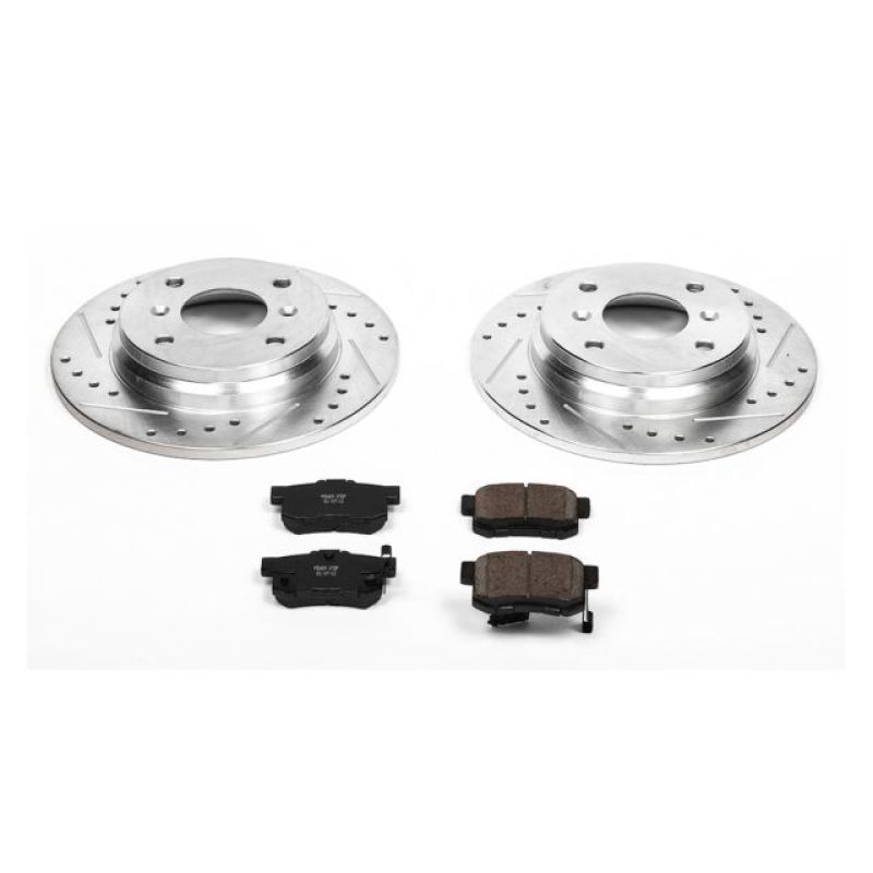 Power Stop 92 - 96 Honda Prelude Rear Z23 Evolution Sport Brake Kit - My Store