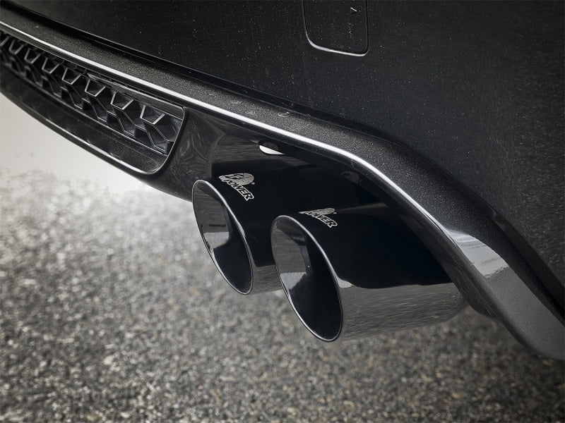 aFe MACH Force - Xp 3.5in. 304 SS C/B Exhaust System 15 - 18 BMW X5 M (F85) V8 - 4.4L (tt) - Black Tip - My Store
