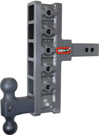 compare product Gen-Y Mega Duty 2in Shank 7.5in Offset Drop 1.5K TW 10K Hitch w/GH-031 Dual-Ball