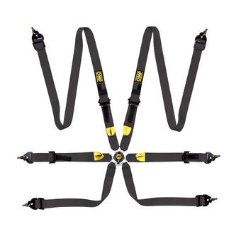 compare product OMP Safety Harness First 2In Black (Fia 8853-2016) Pull Up - Steel Adj