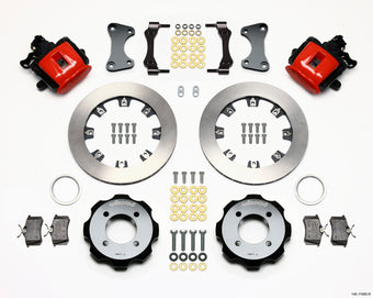compare product Wilwood Combination Parking Brake Rear Kit 11.75in Red 2011 Fiesta Rear