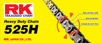 compare product RK Chain RK-M 525H-130L - Natural