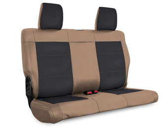 compare product PRP 11-12 Jeep Wrangler JK Rear Seat Cover/2 door - Black/Tan