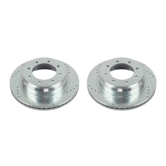 compare product Power Stop 12-19 Nissan NV1500 Rear Evolution Drilled & Slotted Rotors - Pair