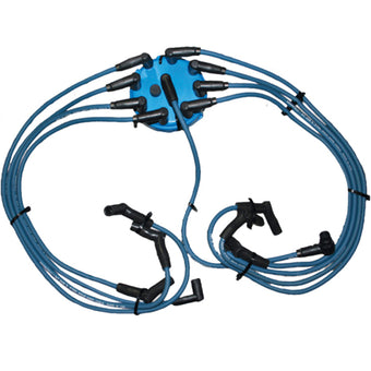 compare product Granatelli 87-93 Ford Mustang 5.0L Perf Tune Up Kit - Blue (Incl Wires/Bras Cap/Rotor)