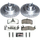 Power Stop 83 - 93 Ford Mustang Front Z26 Street Warrior Brake Kit - My Store