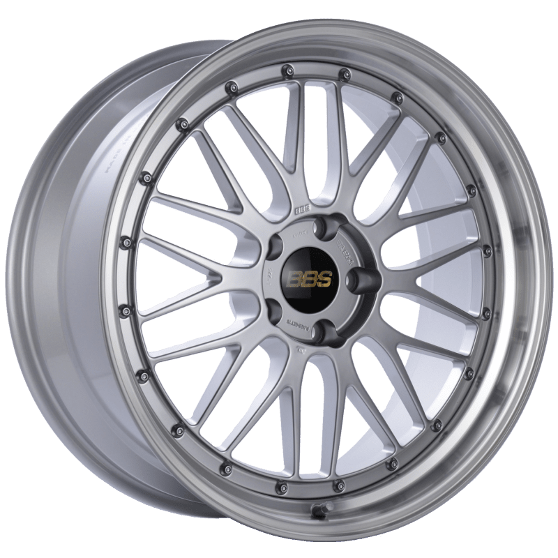 BBS LM 20x9 5x120 ET15 Diamond Silver Center Diamond Cut Lip Wheel - 82mm PFS/Clip Required - My Store