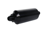 Aeromotive In - Line Filter - (AN - 8 Male) 40 Micron Stainless Mesh Element Bright Dip Black Finish - My Store