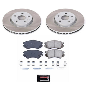 compare product Power Stop 10-11 Saab 9-5 Front Semi-Coated Rotor Kit