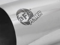 aFe MACH Force - Xp Universal Exhaust Tip 3 - 1/2 IN Inlet x 4 IN Outlet x 7 IN Polished Right Side Exit - My Store
