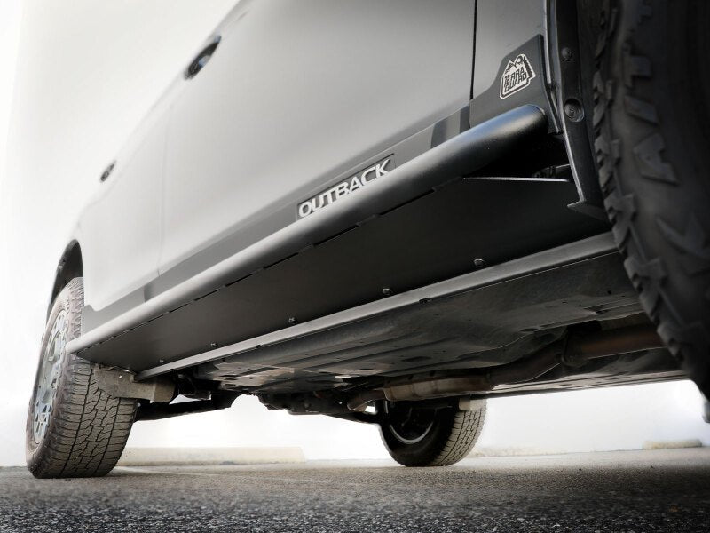 aFe POWER 15 - 19 Subaru Outback H4 2.5L / H6 3.6L Terra Guard Trail Slider Steps - Black - My Store