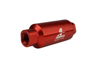 Aeromotive In - Line Filter - AN - 10 size - 40 Micron SS Element - Red Anodize Finish - My Store