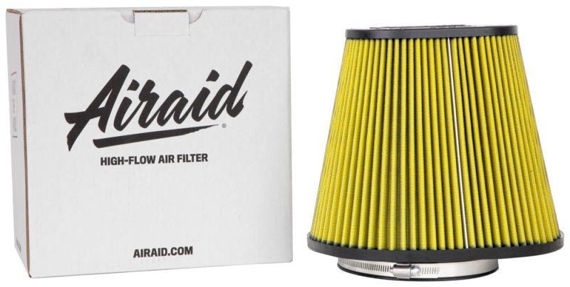 Airaid Universal Air Filter - Cone 6in FLG x 10 - 3/4x7 - 3/4in B x 4in T x 9in H - Synthaflow - My Store