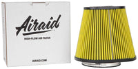 Airaid Universal Air Filter - Cone 6in FLG x 10 - 3/4x7 - 3/4in B x 4in T x 9in H - Synthaflow - My Store