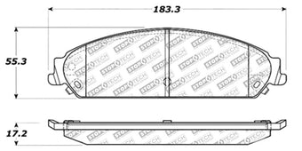 compare product StopTech Street Select Brake Pads - Front/Rear