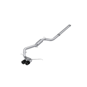compare product MBRP 13-18 Ford Focus ST 2.0L EcoBoost SS 3in Cat-Back Dual Outlet w/ Carbon Fiber Tips - T304