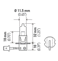Hella H3 12V 55W Xen White XB Bulb (Pair) - My Store