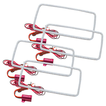 compare product Oracle GMC Sierra 07-13 LED Halo Kit (New Square Ring Design) - White