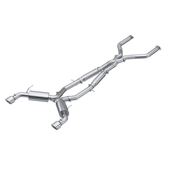 compare product MBRP 16-22 Infiniti Q50 3.0L RWD/AWD 3in Cat-Back Dual Split Rear Street Version T304