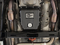 aFe POWER Transmission Pan Ford Trucks 80 - 92 (AOD Transmission) - Black w/ Machined Fins - My Store