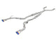 aFe Takeda 2.5in 304 SS Cat - Back Exhaust System w/ Blue Flame Tips 16 - 18 Infiniti Q50 V6 - 3.0L (tt) - My Store