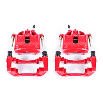 compare product Power Stop 1991 BMW 318i Front Red Calipers w/Brackets - Pair