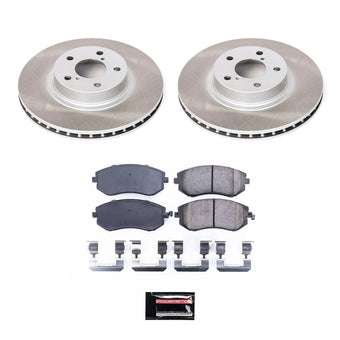 compare product Power Stop 02-04 Subaru Legacy Front Semi-Coated Rotor Kit