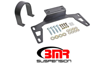 compare product BMR 11-14 S197 Mustang Front Driveshaft Safety Loop - Black Hammertone