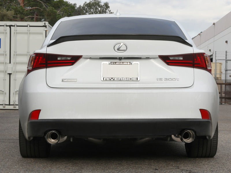 aFe POWER Takeda 16 - 17 Lexus IS200t L4 - 2.0L (t) 2.5in - 3in 304 SS CB Exhaust - Carbon Fiber - My Store