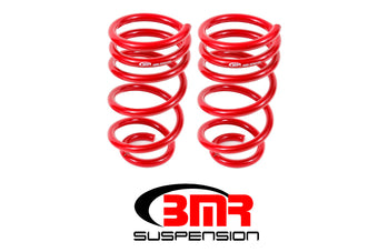 compare product BMR 10-15 5th Gen Camaro V8 Rear Lowering Springs - Red