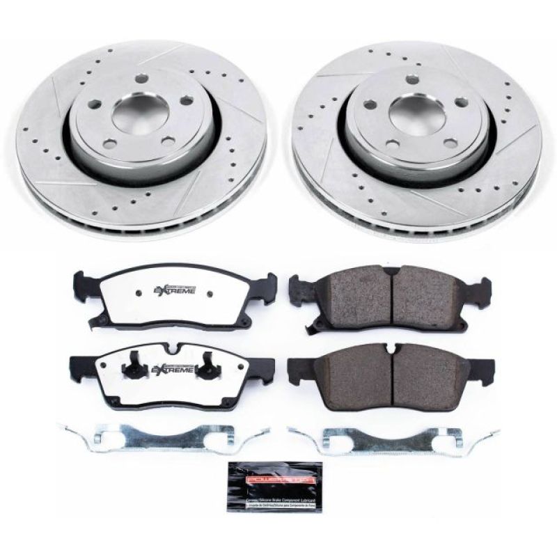 Power Stop 11 - 19 Dodge Durango Front Z36 Truck & Tow Brake Kit - My Store
