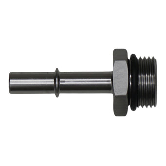 compare product DeatschWerks 10AN ORB Male to 3/8in Male EFI Quick Connect Adapter - Anodized DW Titanium