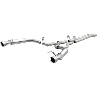 compare product MagnaFlow Cat Back, SS, 2.5in, Competition, Dual Split Polished 4.5in Tips 2015 Ford Mustang V6 3.7L