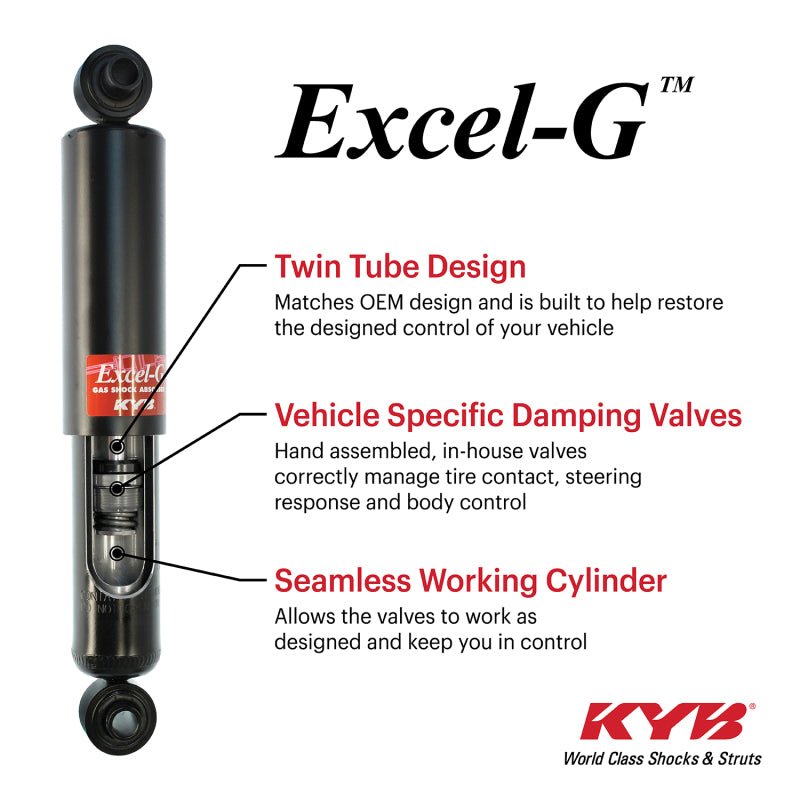 KYB Shocks & Struts Excel - G Rear CHEVROLET Silverado C and R - Series 1/2 Ton (2WD) 2004 - 07 K and V - My Store
