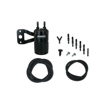 compare product Moroso Harley-Davidson Twin Cam (w/Stock Air Cleaner) Air Oil Separator - Black