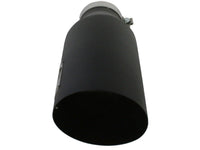 aFe MACHForce XP Exhausts Tips SS - 304 EXH Tip 4In x 7Out x 18L Bolt - On (blk) - My Store