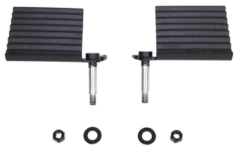 compare product Fishbone Offroad 76-06 Jeep CJ YJ TJ Wrangler Foot Peg Set Gloss - Black
