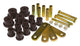 Prothane 64 - 73 Ford Mustang Rear Spring Bushings w/ HD Shackle Kit - Black - My Store