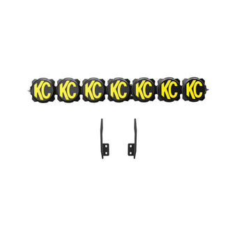 compare product KC HiLiTES 11-16 Ford Super Duty Gravity LED Pro6 7-Light Bar Kit - Front Bumper