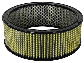 compare product aFe MagnumFLOW Air Filters Round Racing PG7 A/F RR PG7 14OD x 12ID x 5H IN with E/M