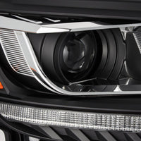 AlphaRex 19 - 21 Ford Ranger LUXX LED Proj Headlights Plank Style Black w/Seq Signal/DRL - My Store