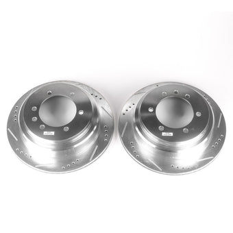 compare product Power Stop 06-09 Nissan Patrol (Middle East Market) Front/Rear Drilled & Slotted Rotor (Pair)